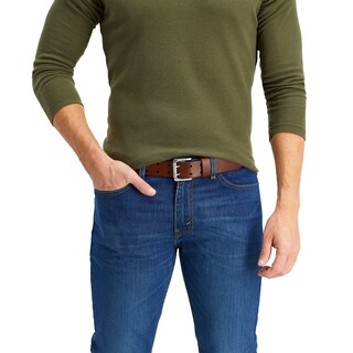 Foto 5 | Cinturón Levi's De Cuero Marrón Casual De Doble Punta Para Hombre 34 - Venta Internacional.