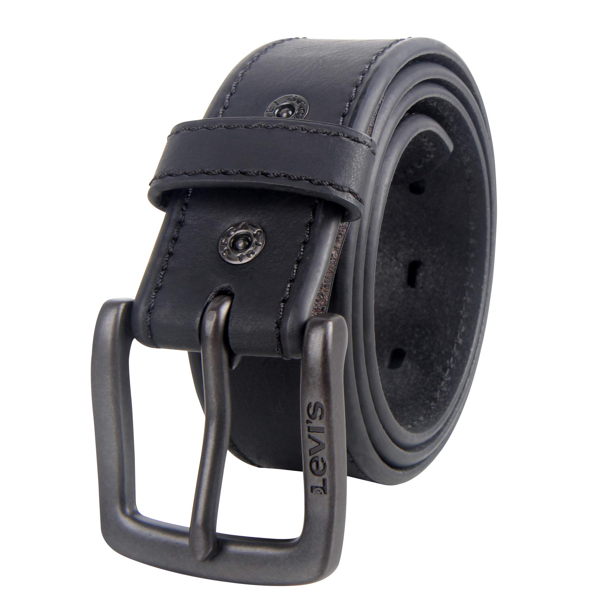 Foto 2 pulgar | Cinturón Levi's Casual De Cuero Negro Mate Para Hombre, Talla Xl - Venta Internacional.