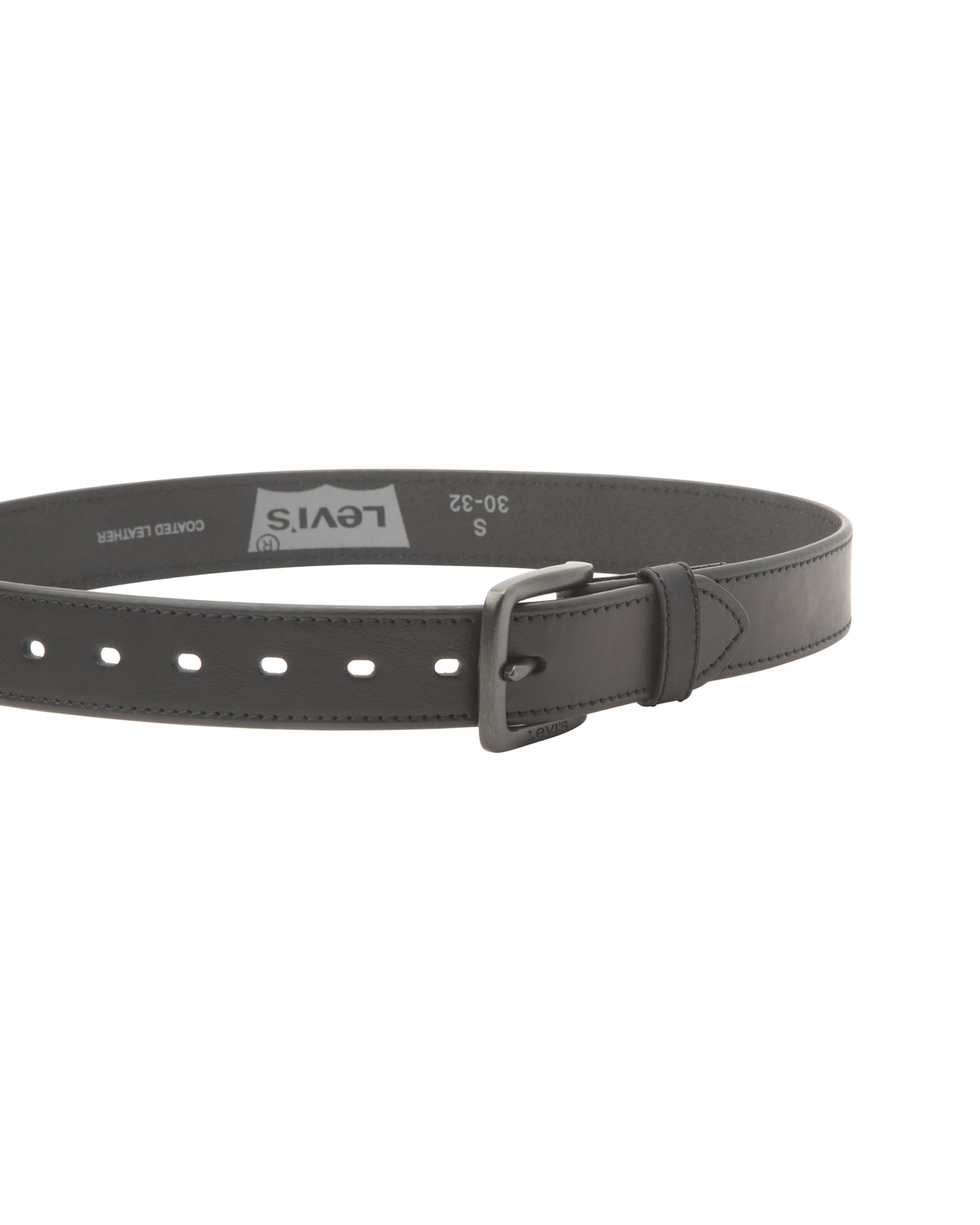 Foto 4 pulgar | Cinturón Levi's Casual De Cuero Negro Mate Para Hombre, Talla Xl - Venta Internacional.