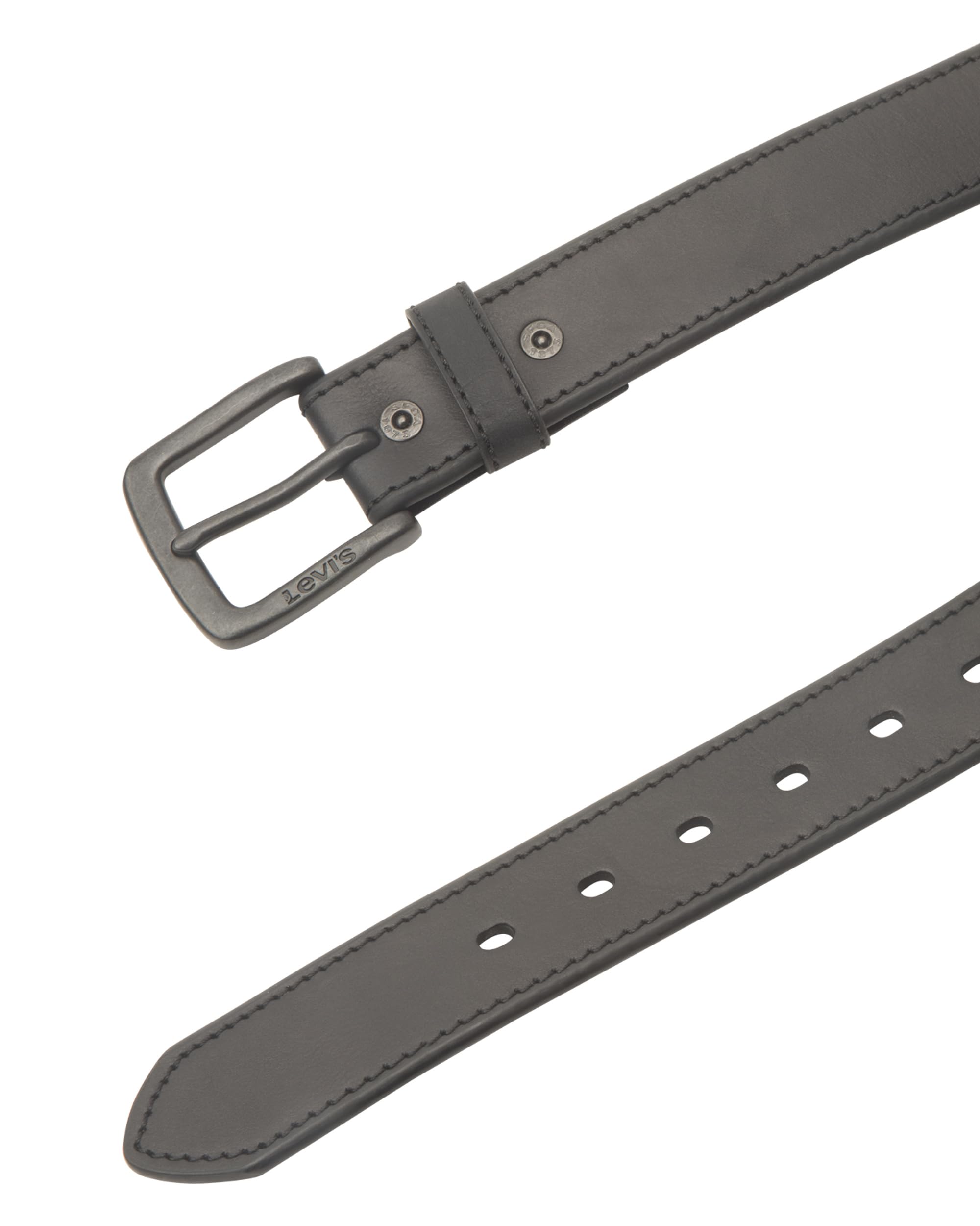 Foto 5 pulgar | Cinturón Levi's Casual De Cuero Negro Mate Para Hombre, Talla Xl - Venta Internacional.