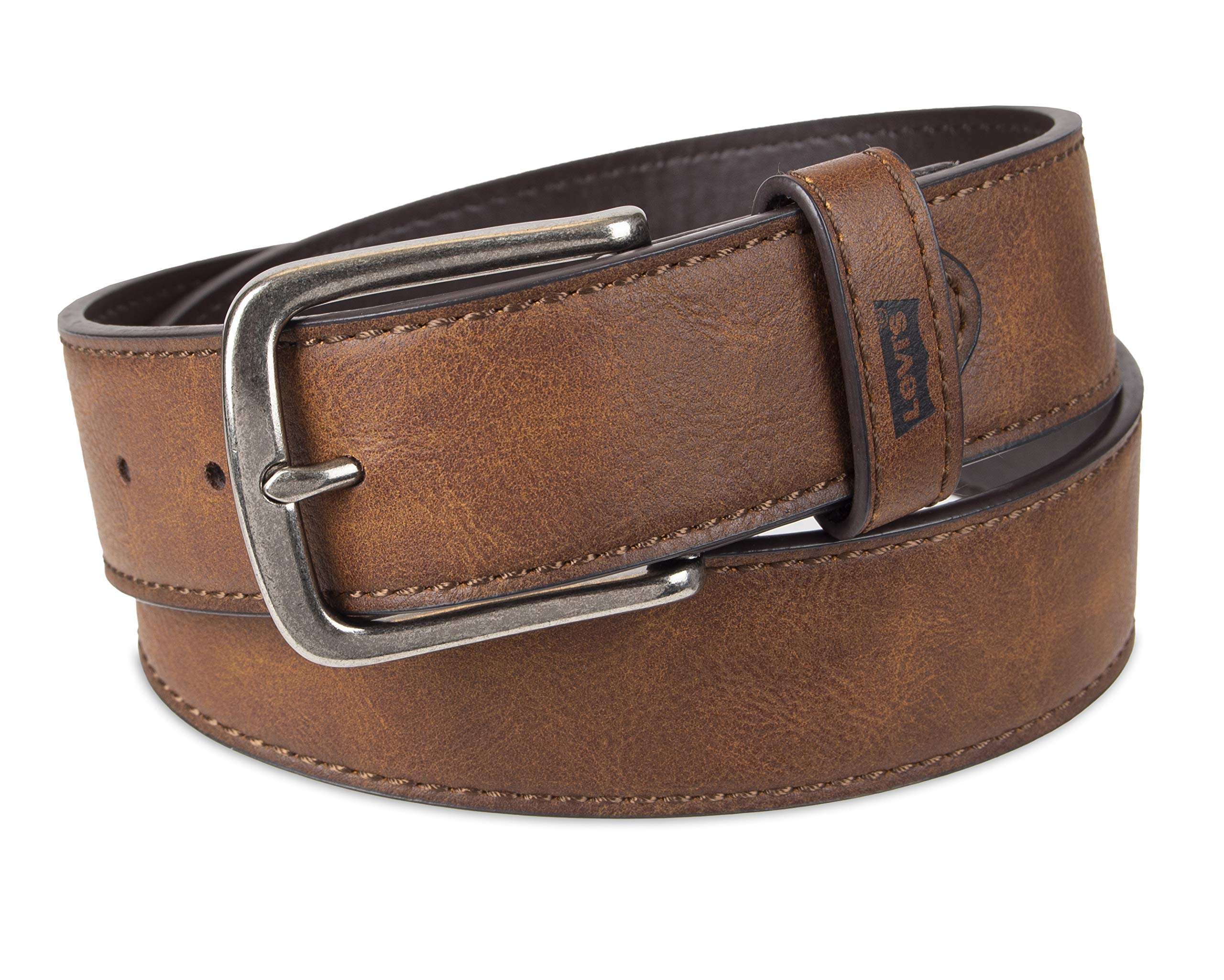 Foto 3 pulgar | Cinturón Levi's De Piel Casual, Minimalista, Bronceado, Para Hombre, Talla M - Venta Internacional.