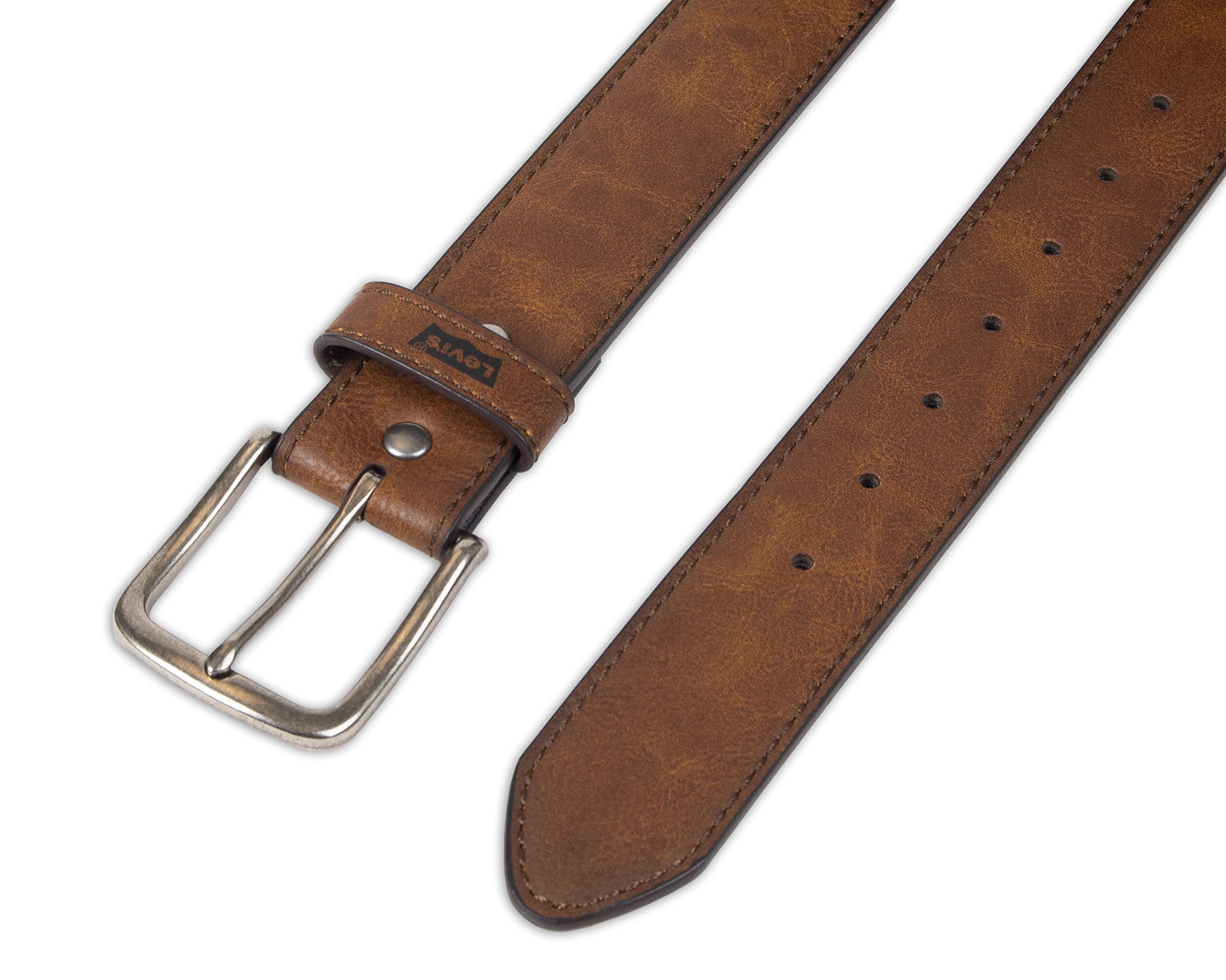Foto 5 pulgar | Cinturón Levi's De Piel Casual, Minimalista, Bronceado, Para Hombre, Talla M - Venta Internacional.