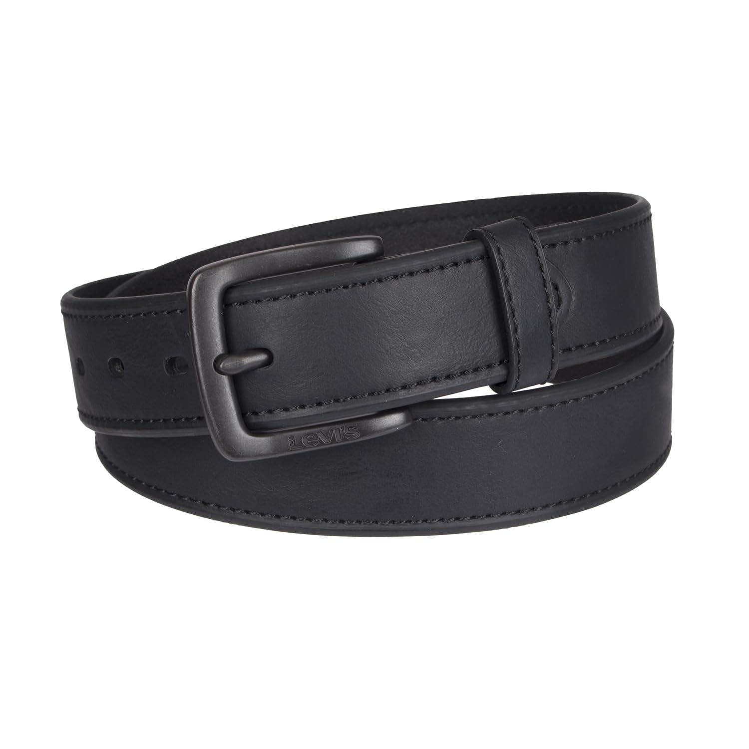 Foto 3 pulgar | Cinturón Casual De Piel Levi's Para Hombre, Negro Mate, Talla S 30-32 - Venta Internacional.