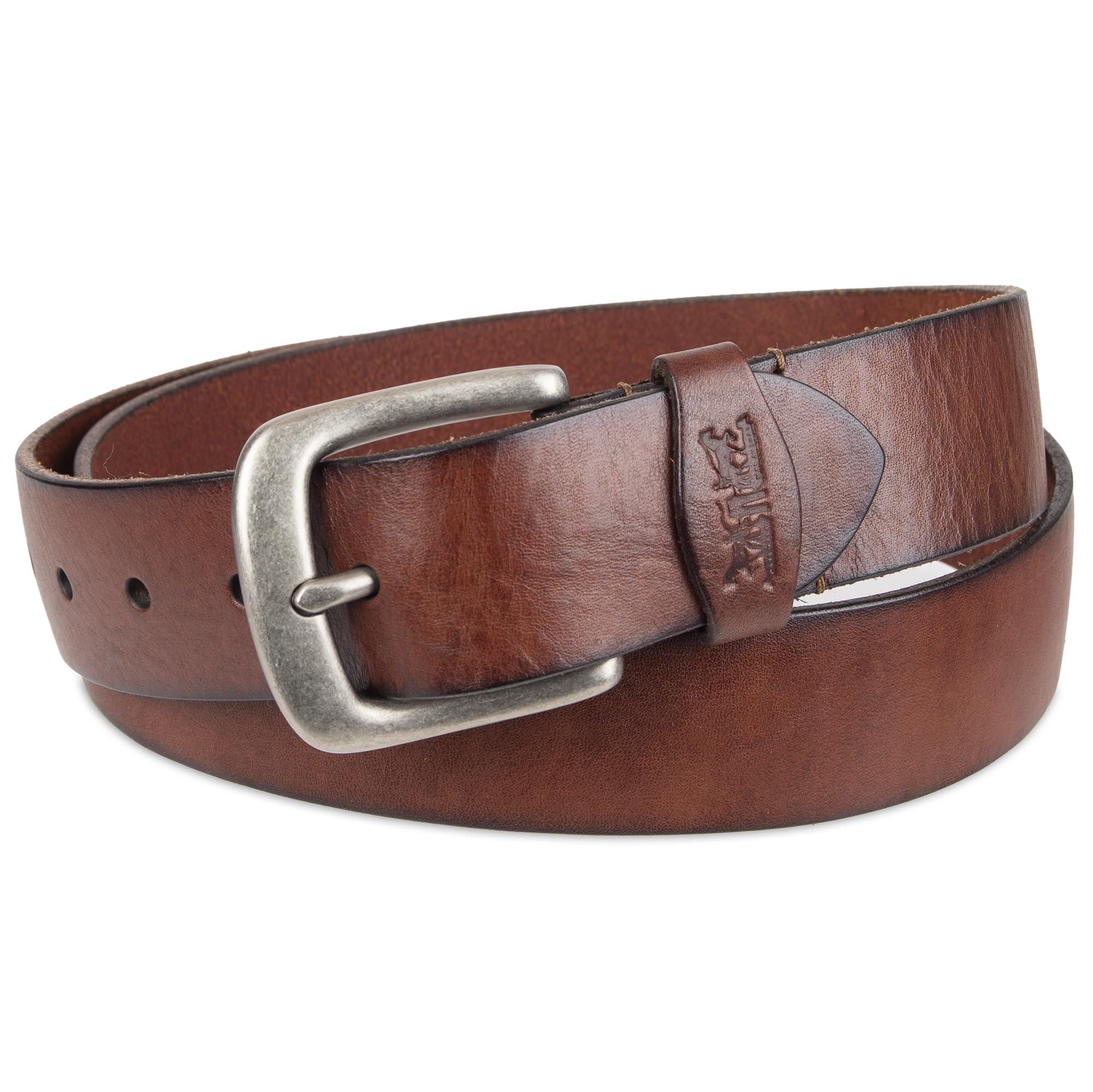 Foto 3 pulgar | Cinturón Levi's De Piel Casual Con Acabado Bronceado Para Hombre, Talla Xl - Venta Internacional.