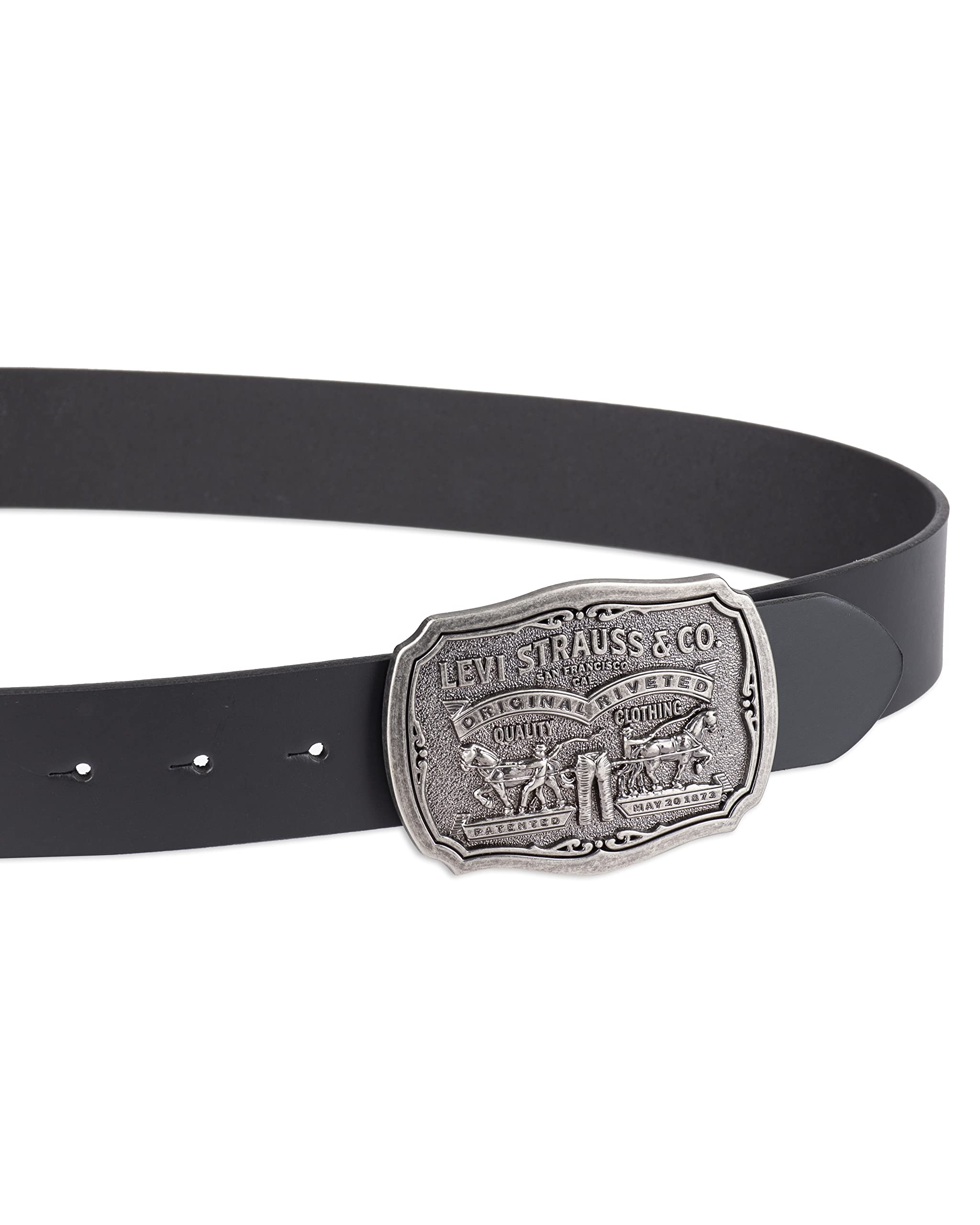 Foto 4 pulgar | Cinturón Levi's de Piel Envejecida con Hebilla para Hombre Talla 36 - Venta Internacional