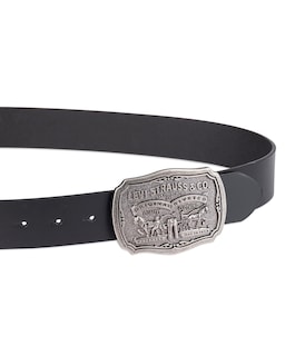 Foto 3 | Cinturón Levi's de Piel Envejecida con Hebilla para Hombre Talla 36 - Venta Internacional