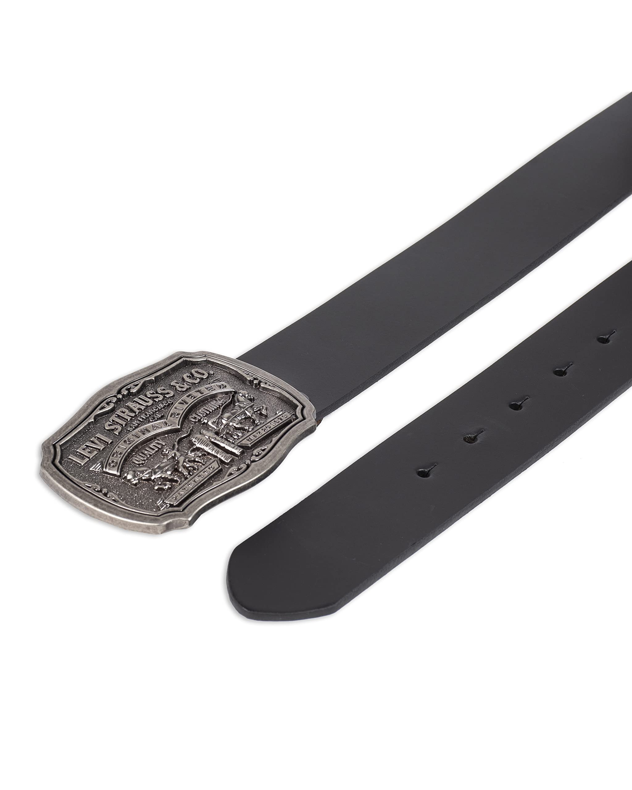 Foto 5 pulgar | Cinturón Levi's de Piel Envejecida con Hebilla para Hombre Talla 36 - Venta Internacional