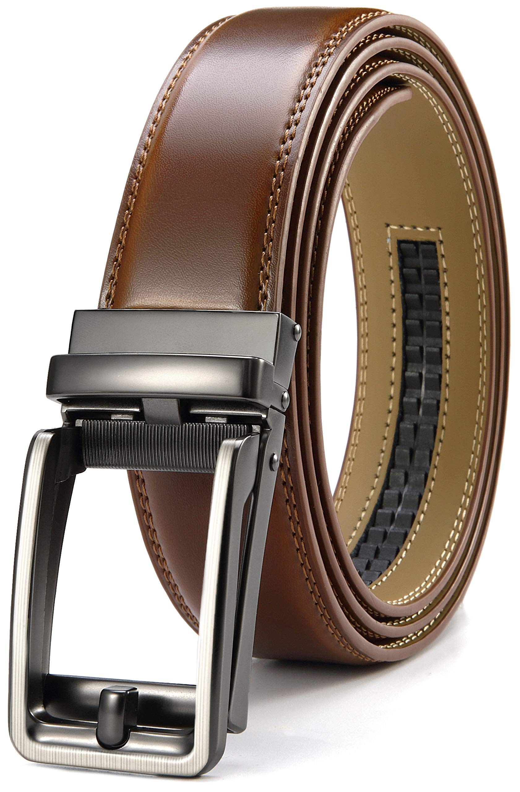 Foto 2 pulgar | Cinturón Con Trinquete Chaoren Comfort Click Para Hombre, Vestido Oxford - Venta Internacional.