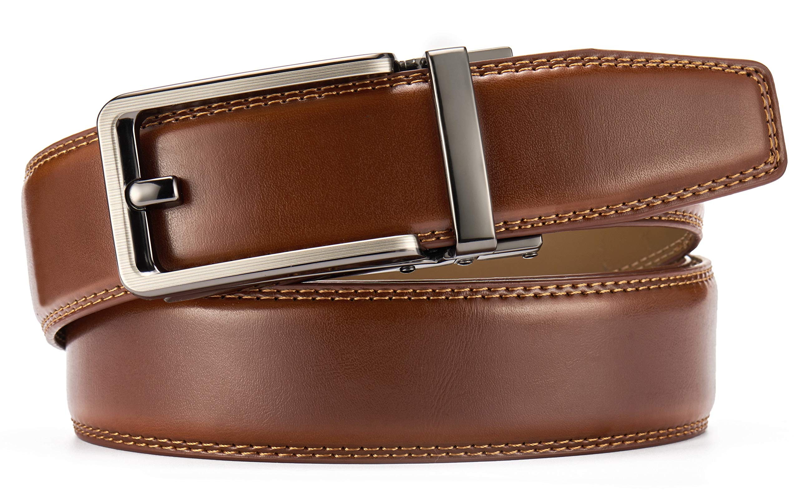 Foto 6 pulgar | Cinturón Con Trinquete Chaoren Comfort Click Para Hombre, Vestido Oxford - Venta Internacional.