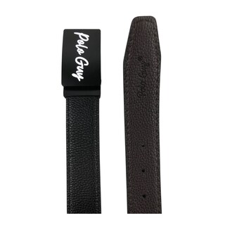 Foto 3 | Kit Cinturón Polo Guy Sintético Y Cartera Para Hombre Color Negro 1