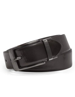 Foto 3 | Cinturón Steve Madden Vestido Casual De Cuero Negro/marrón Para Hombre - Venta Internacional.