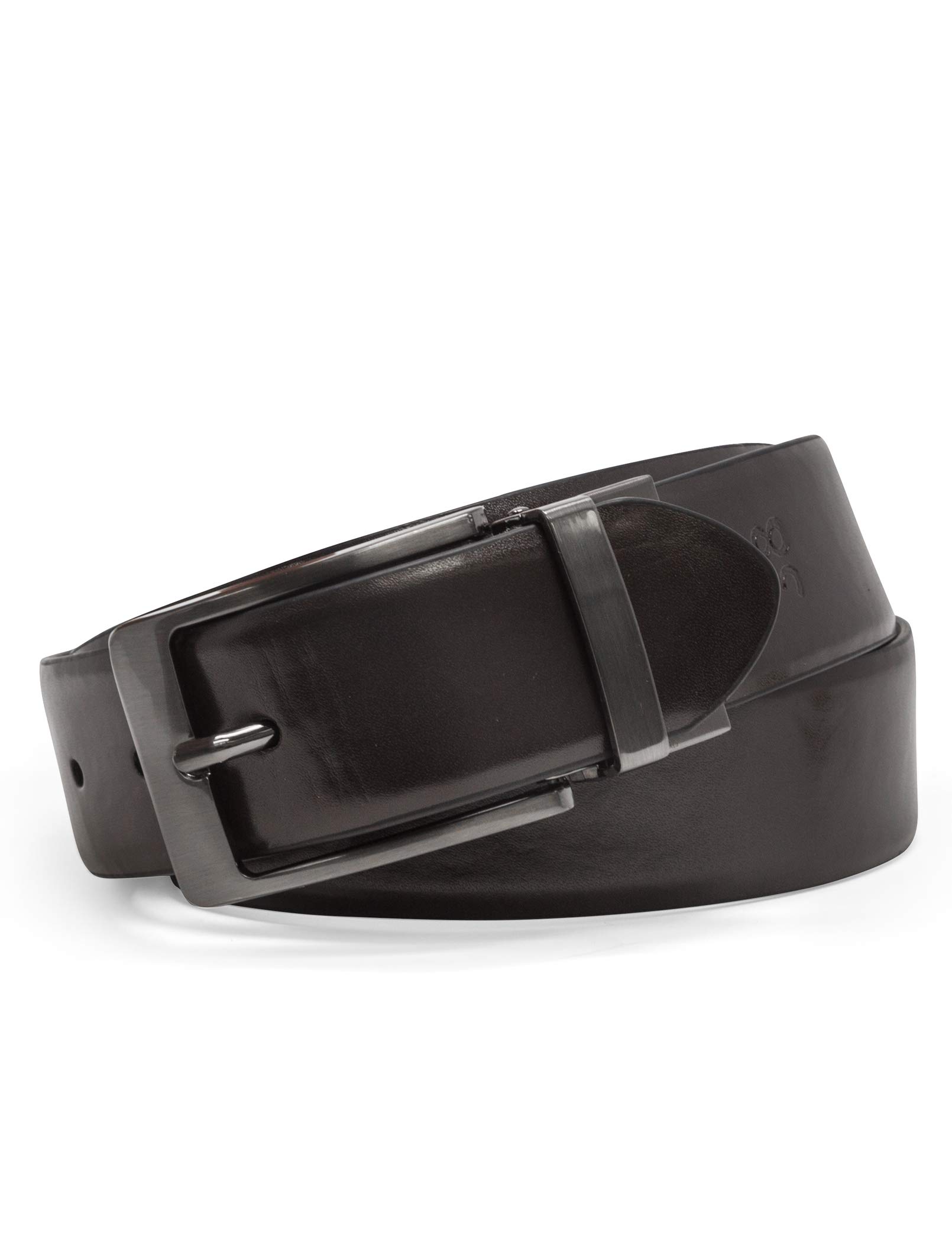 Foto 4 pulgar | Cinturón Steve Madden - Vestido Casual De Piel Para Hombre, Color Negro/marrón - Venta Internacional.