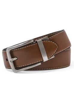 Foto 3 | Cinturón Steve Madden de Cuero Coñac/negro para Hombre - Venta Internacional