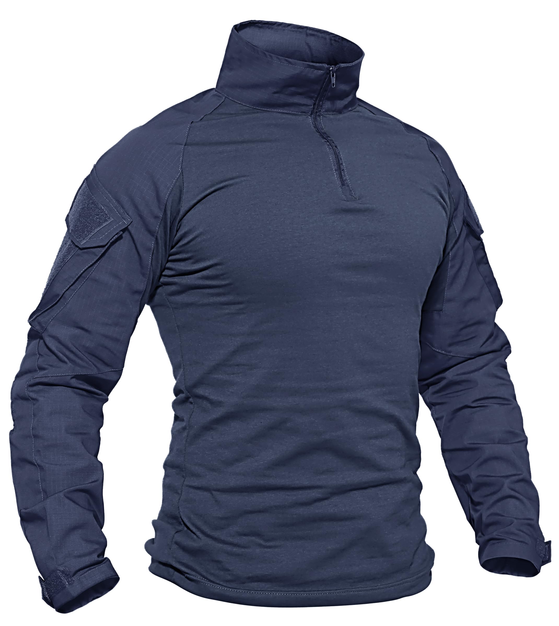 Foto 2 pulgar | Camisa Táctica Tacvasen, Jersey Con Cremallera Para Hombre, Color Azul S - Venta Internacional.