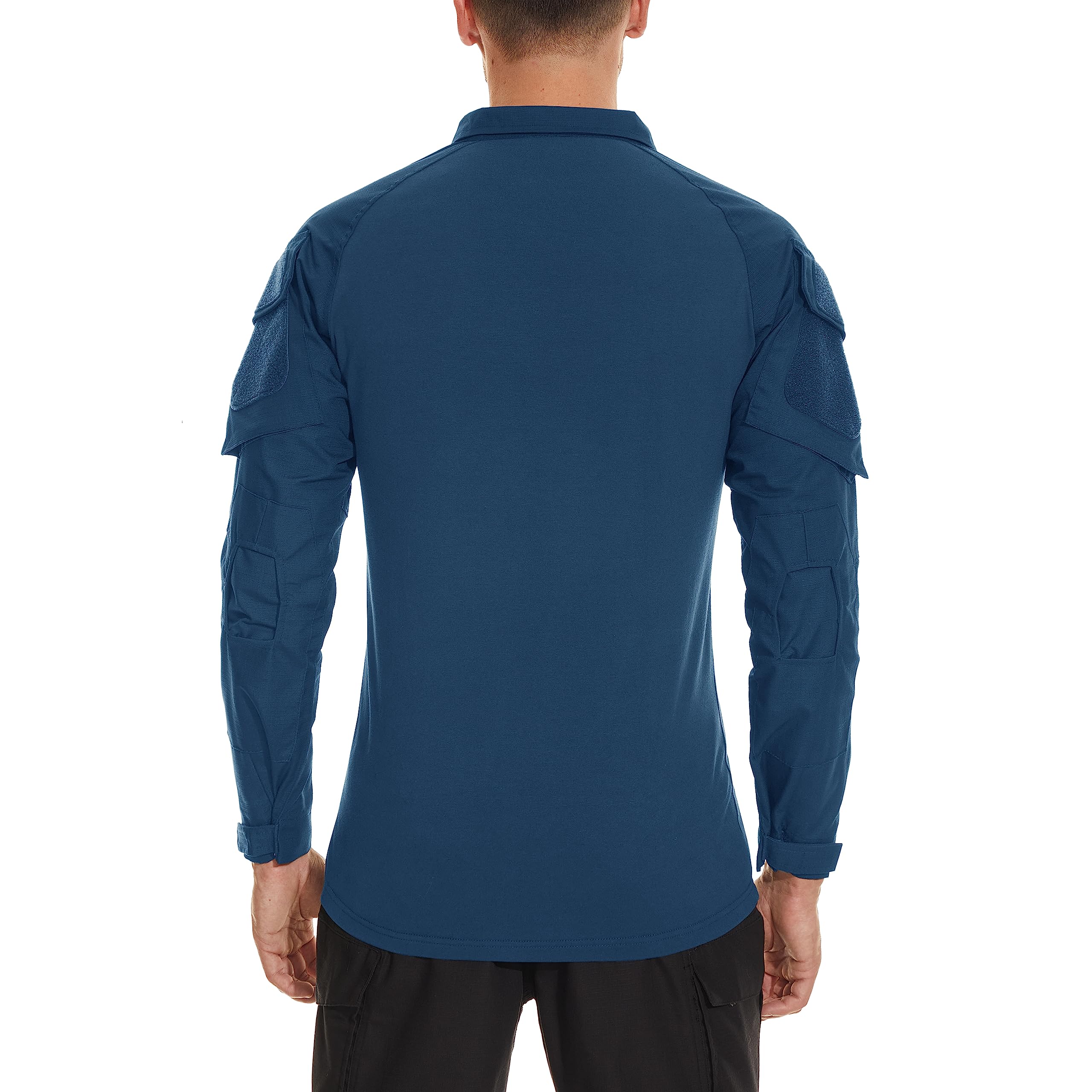 Foto 5 pulgar | Camisa Táctica Tacvasen, Jersey Con Cremallera Para Hombre, Color Azul S - Venta Internacional.