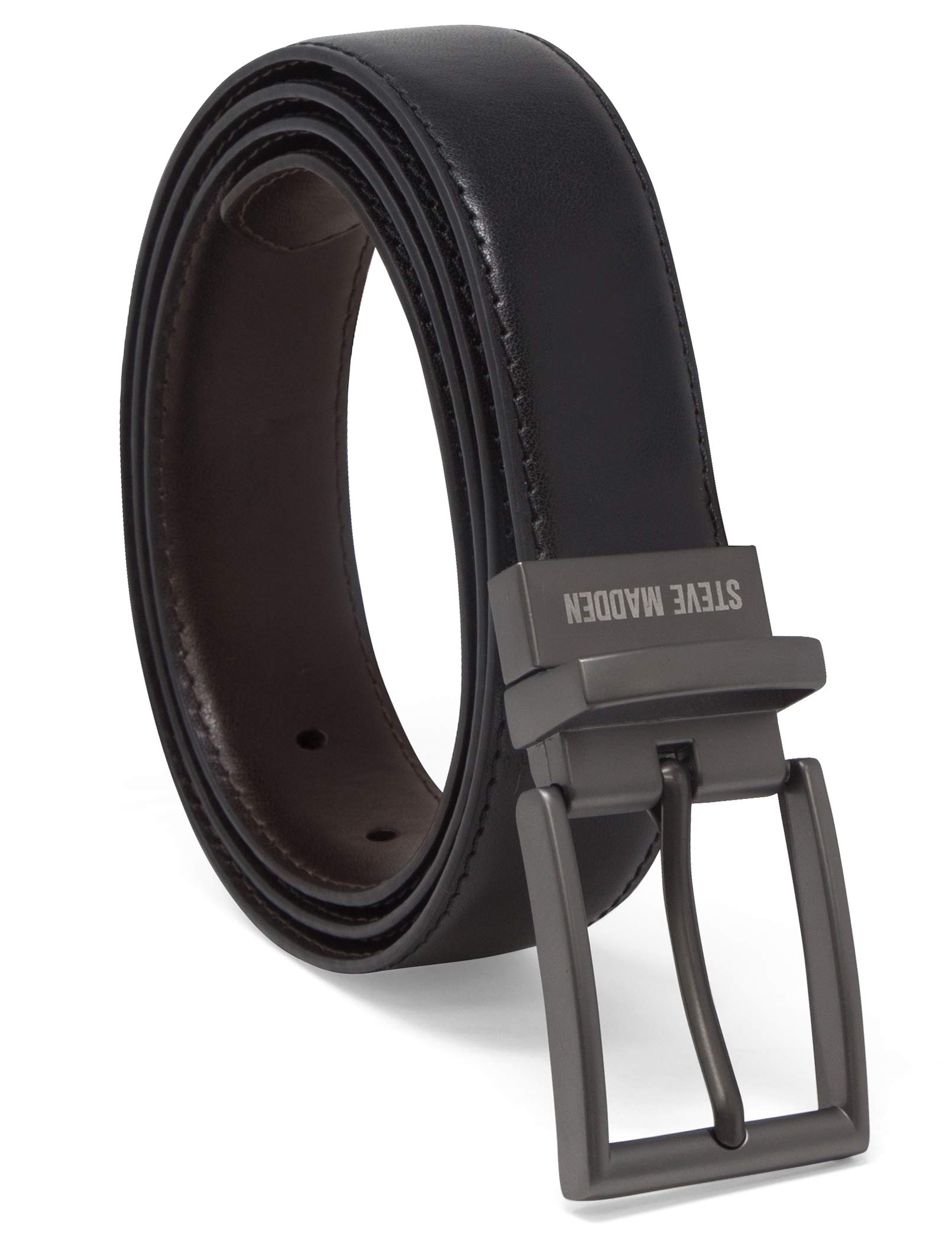 Foto 2 pulgar | Cinturón Steve Madden Negro para Hombre-Venta Internacional