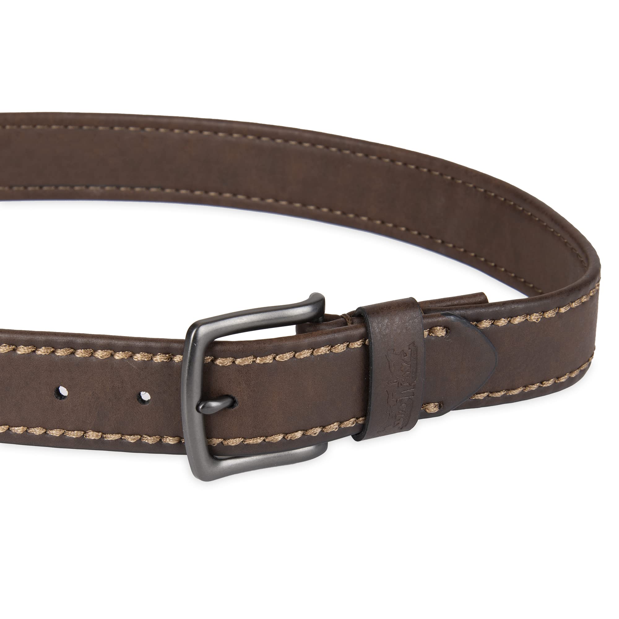 Foto 4 pulgar | Cinturón Levi's De Piel Casual Para Hombre, Punto Bronceado, Talla L (38-40) - Venta Internacional.
