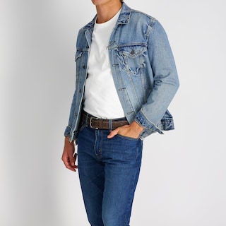 Foto 5 | Cinturón Levi's De Piel Casual Para Hombre, Punto Bronceado, Talla L (38-40) - Venta Internacional.