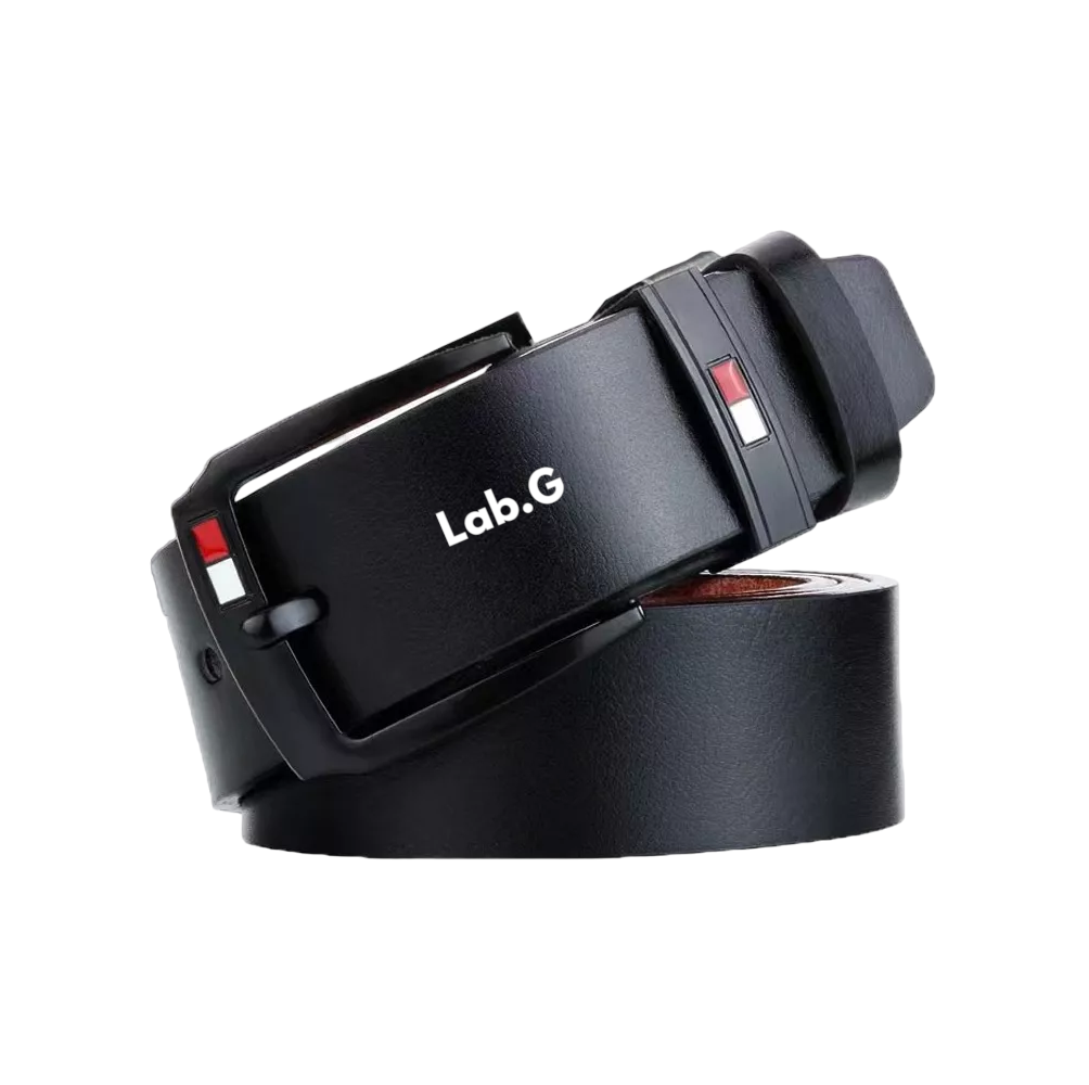 Foto 1 | Cinturón De Hombre Lab.g Excelente Calidad Negro Talla: 115