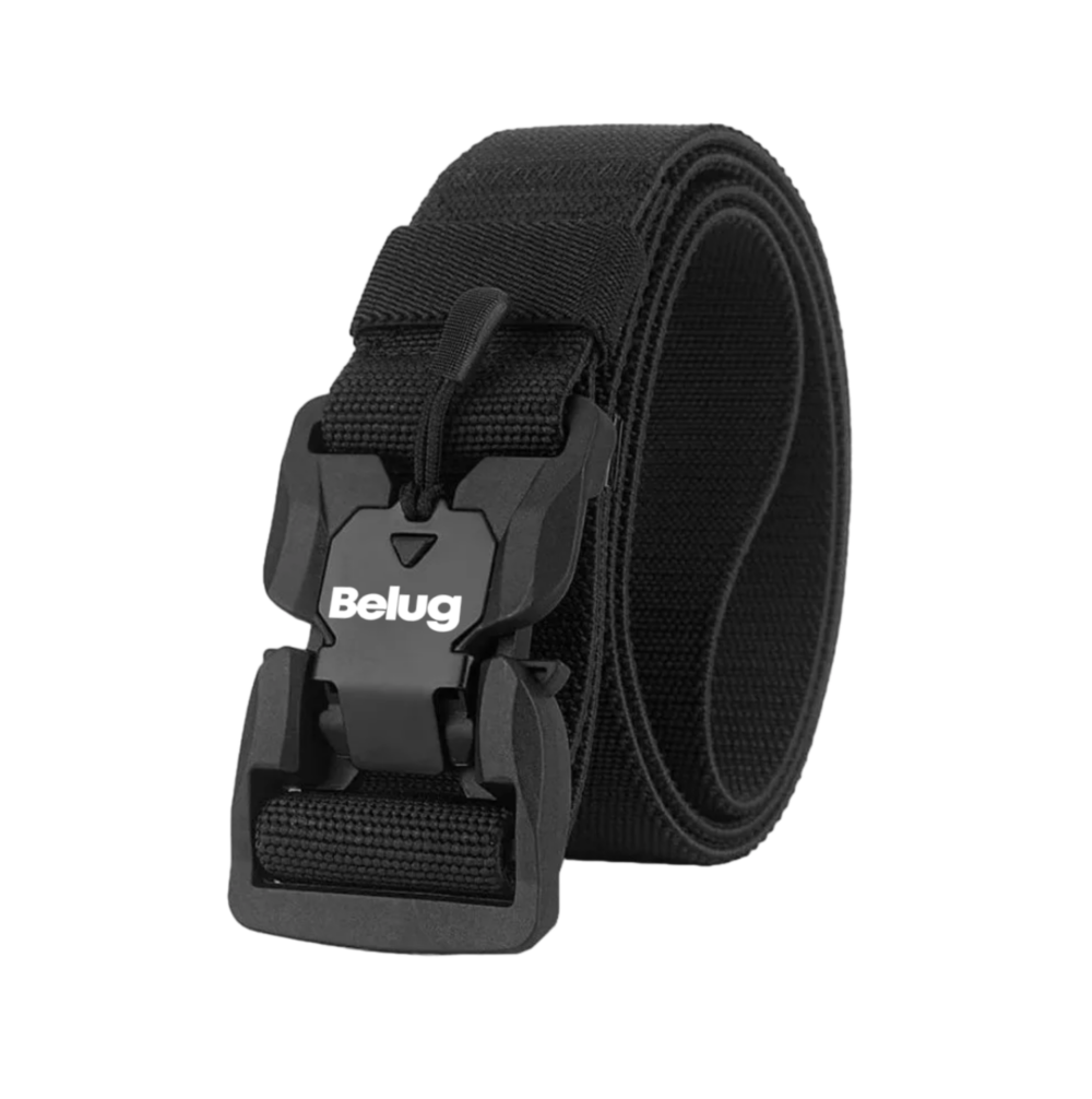 Foto 2 pulgar | Cinturón De Hombre Ajustable Táctico Casual De Moda Negro Belug