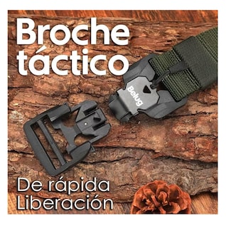 Foto 2 | Cinturón De Hombre Ajustable Táctico Casual De Moda Negro Belug