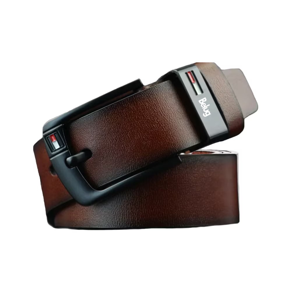 Foto 1 | Cinturón De Hombre Belug  Excelente Calidad Marrón Talla:120
