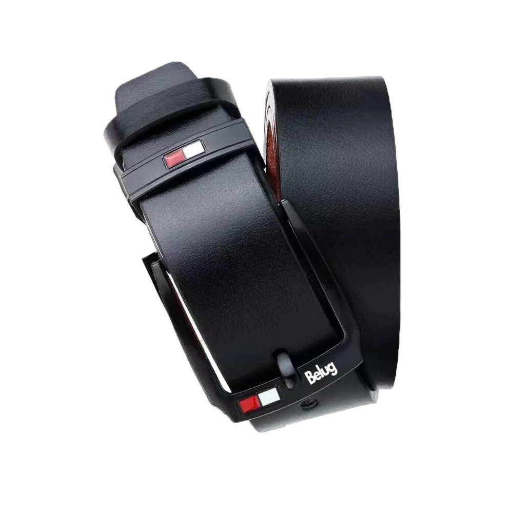 Foto 5 pulgar | Cinturón De Hombre Belug  Excelente Calidad Negro Talla: 115