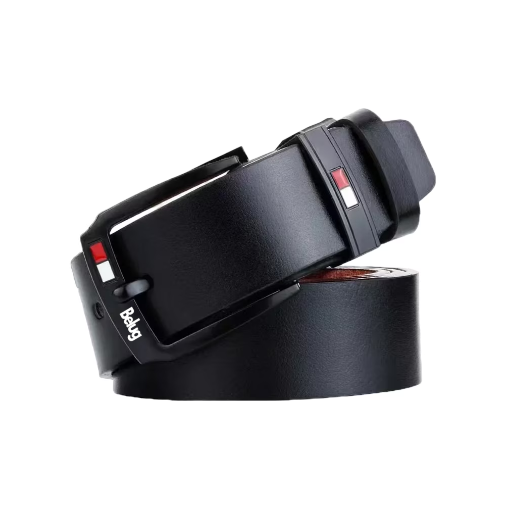 Foto 6 pulgar | Cinturón De Hombre Belug  Excelente Calidad Negro Talla: 115