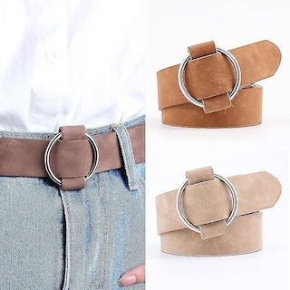 Foto 5 | Cinturón Huoguo Fashion Para Mujer, Piel Sintética, Hebilla Ajustable - Venta Internacional.