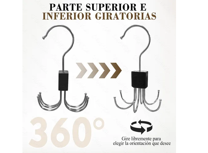 Foto 4 | Gancho Xtellar Giratorio Para Colgar Para Cinturón / Corbata