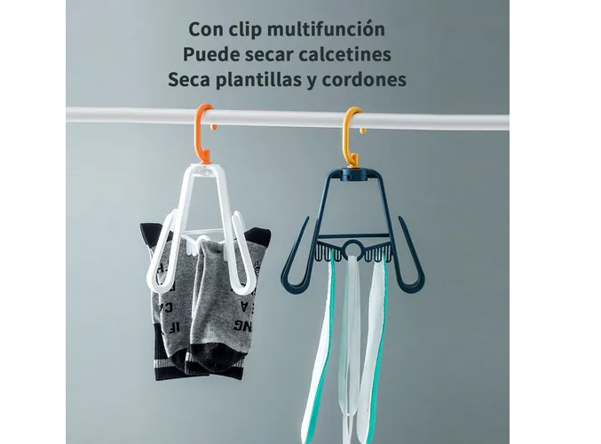 Foto 5 | Set Xtellar 5 Ganchos Exhibidor Para Sandalias Y Pantuflas