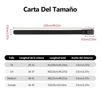 Foto 3 | 2pzs Cinturones Lab.g Táctico Militar Ajustable Moda Calidad Cinto Negro+azul