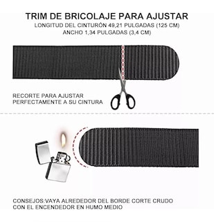 Foto 2 | 2pzs Cinturones Belug Táctico Militar Ajustable Moda Calidad Cinto Negro+marrón