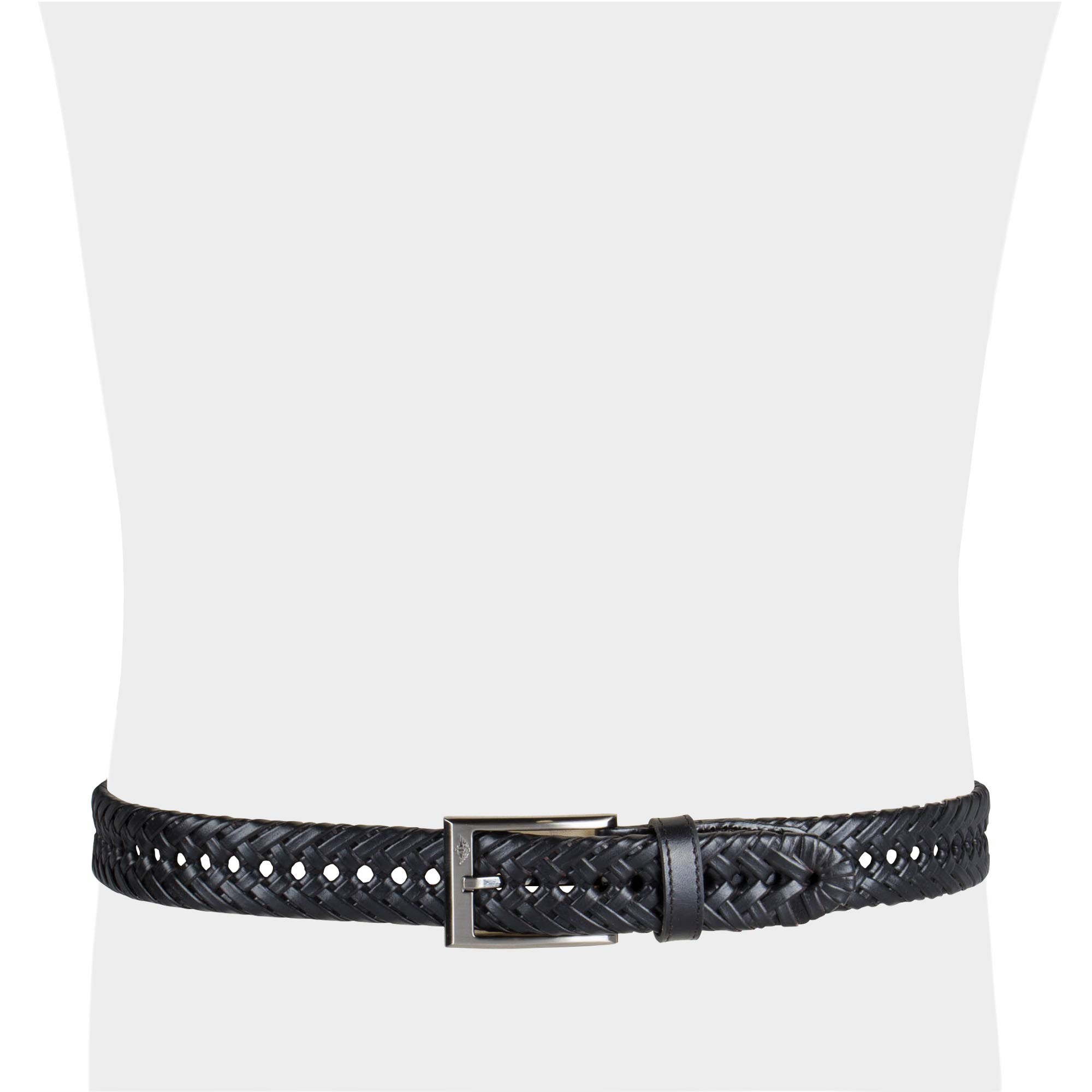 Foto 6 pulgar | Cinturón Dockers De Cuero Trenzado Casual Y Vestido Para Hombre - Venta Internacional.