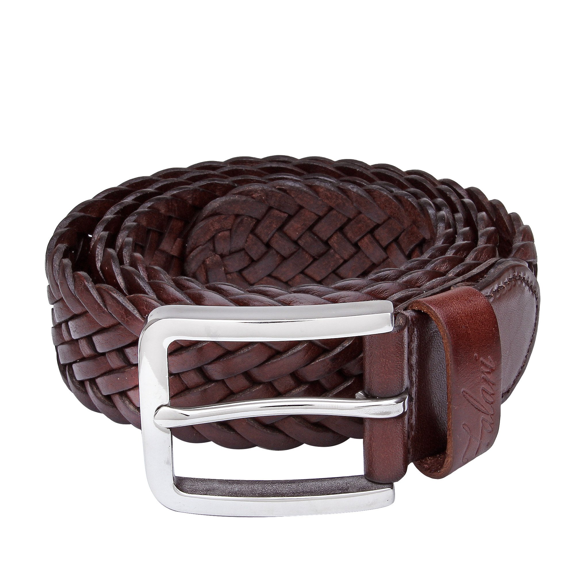 Foto 3 pulgar | Cinturón de Piel para Hombre Falari Trenzado - Venta Internacional