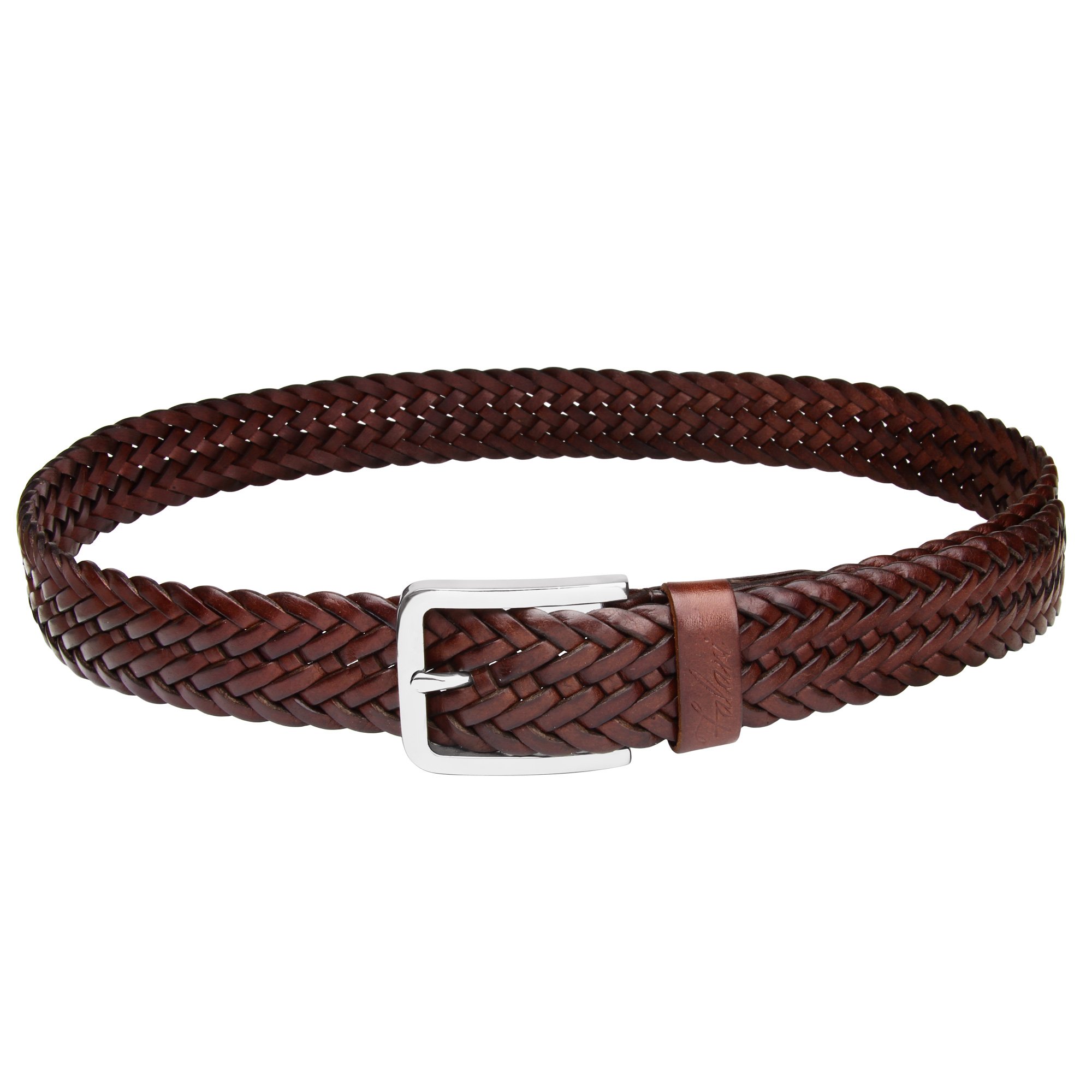 Foto 4 pulgar | Cinturón de Piel para Hombre Falari Trenzado - Venta Internacional