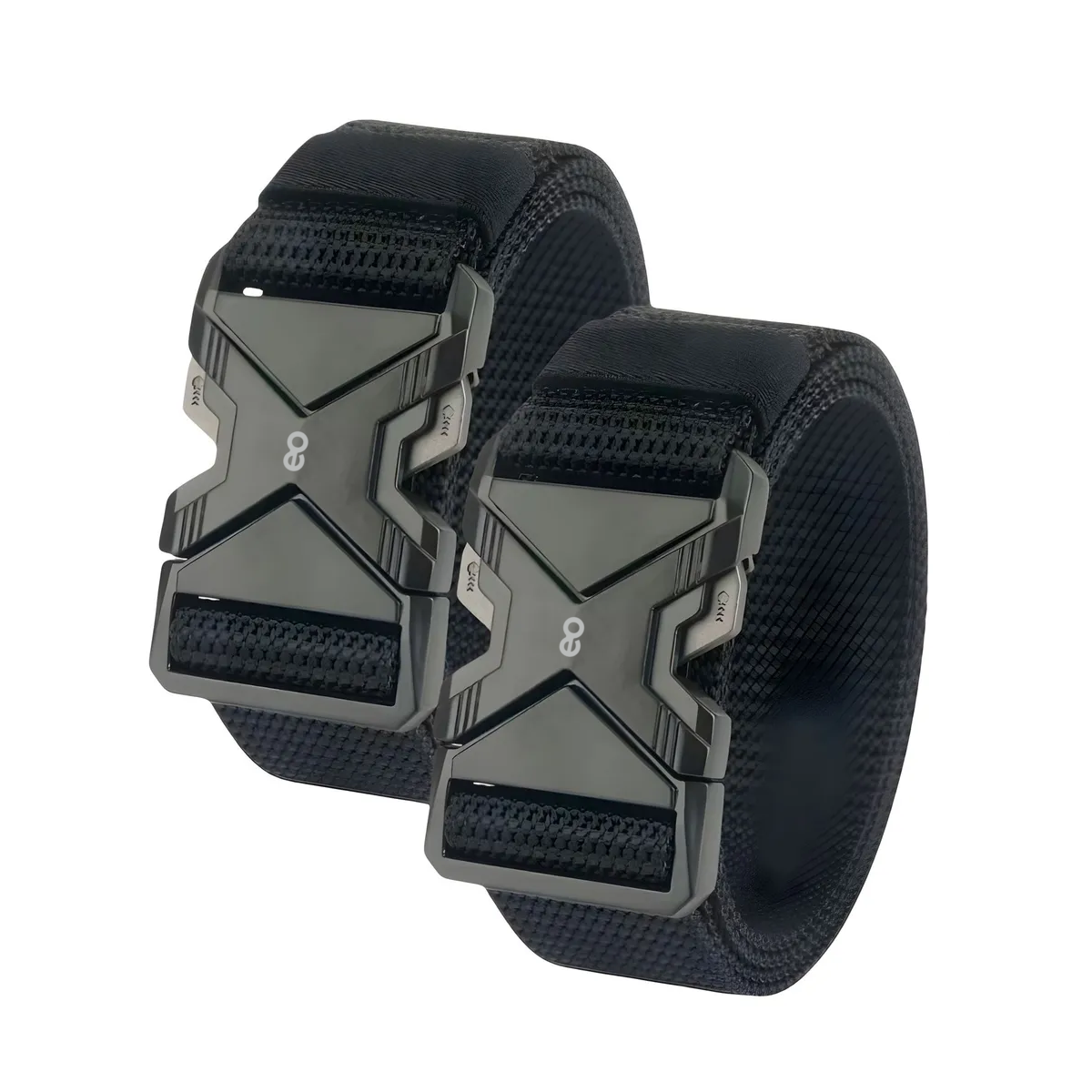Foto 2 pulgar | Par De Cinturones Ajustables 2pzs Eo Safe Imports Esi-19357 Negro