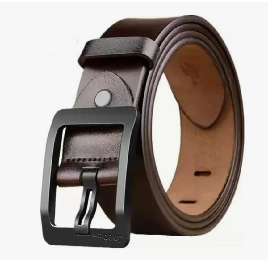 Foto 2 pulgar | Cinturón De Piel De Vacuno De Moda Para Hombre