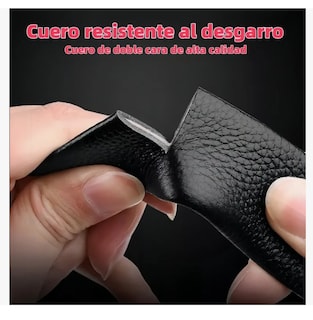 Foto 3 | Cinto Negro De Elegante Cuero Hombre, Hebilla Automática