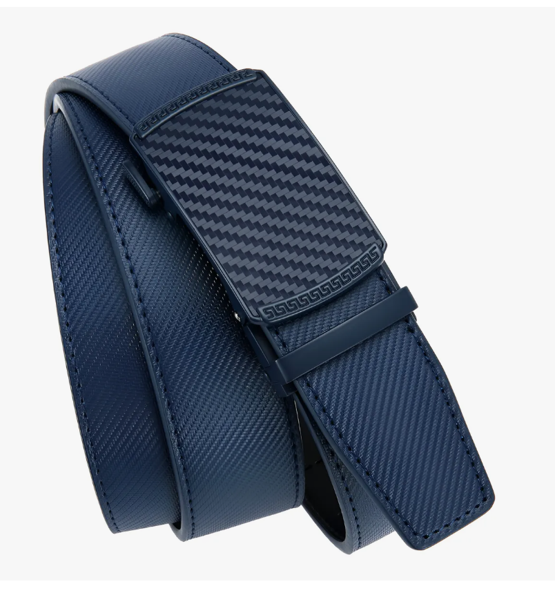 Foto 2 | Cinturón De Cuero Con Hebilla Automática Ajustable P/hombre