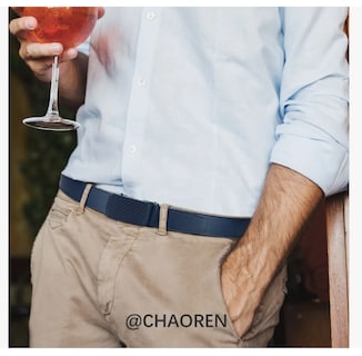 Foto 6 | Cinturón De Cuero Con Hebilla Automática Ajustable P/hombre