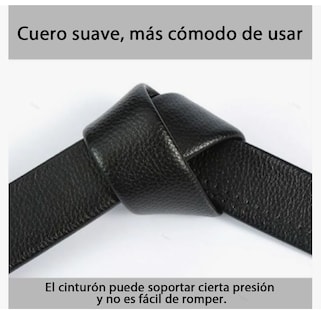 Foto 3 | Cinto De Elegante Cuero P/hombre C/hebilla Automática