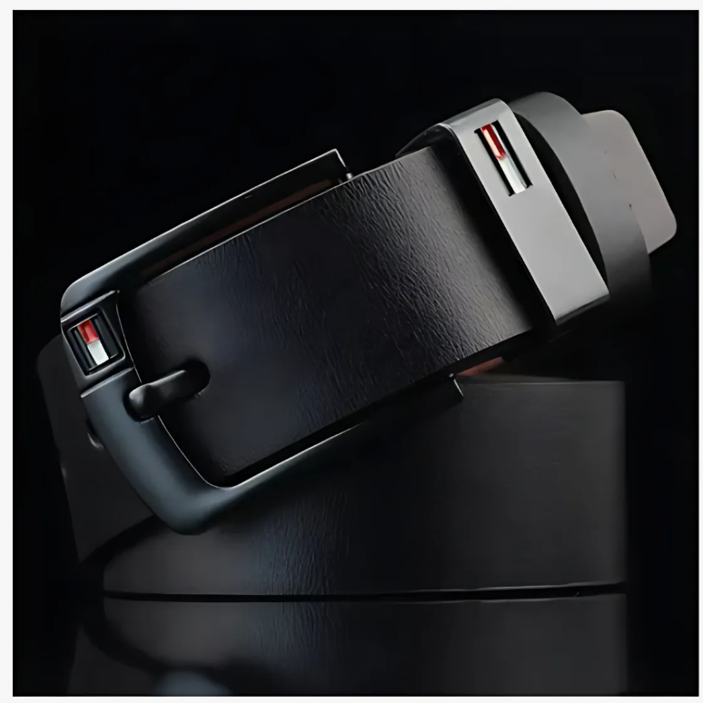 Foto 4 pulgar | Cinturón Piel Casual Formal Para Hombre Cuero Color Negro Talla 125
