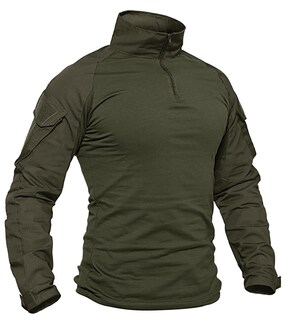 Foto 1 | Camisa Táctica Tacvasen Para Hombre Con Cremallera 1/4 Combat De Manga Larga Xl - Venta Internacional.