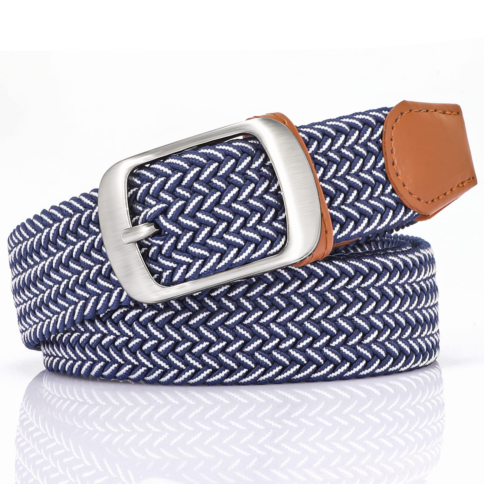 Foto 3 pulgar | Cinturón Trenzado Xzqtive Para Hombre Y Mujer Multicolor - Venta Internacional.