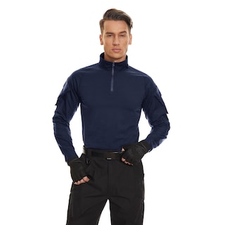 Foto 2 | Camisa Tacvasen Army Para Hombre De Manga Larga Táctica Azul Marino L - Venta Internacional.