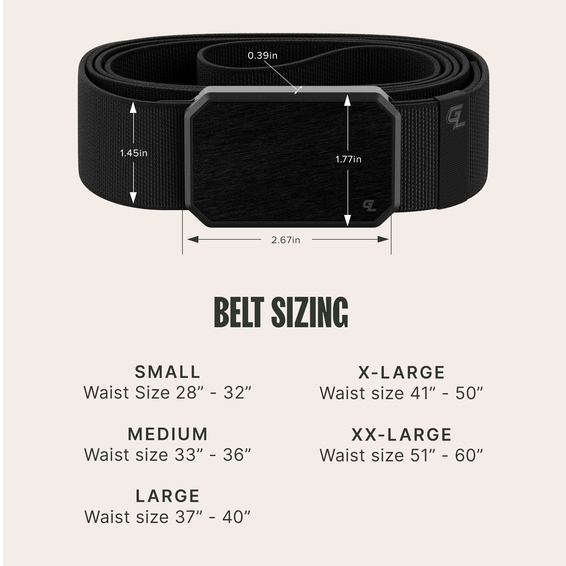 Foto 7 pulgar | Cinturón Belt Groove Life Groove De Nailon Elástico Negro/negro Para Hombre - Venta Internacional.