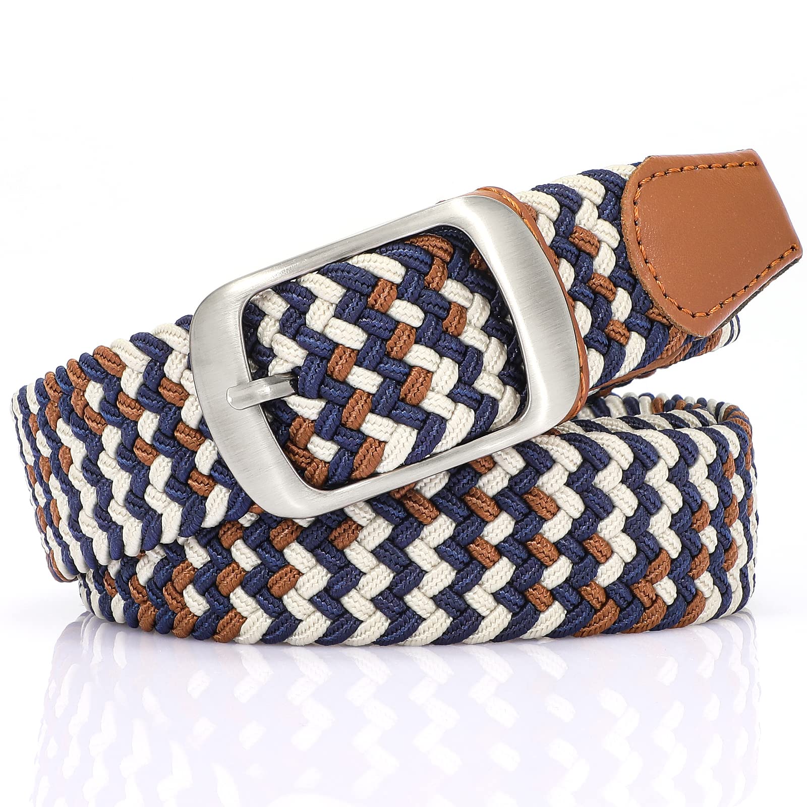 Foto 3 pulgar | Cinturón Trenzado Xzqtive Para Hombre Y Mujer Multicolor - Venta Internacional.