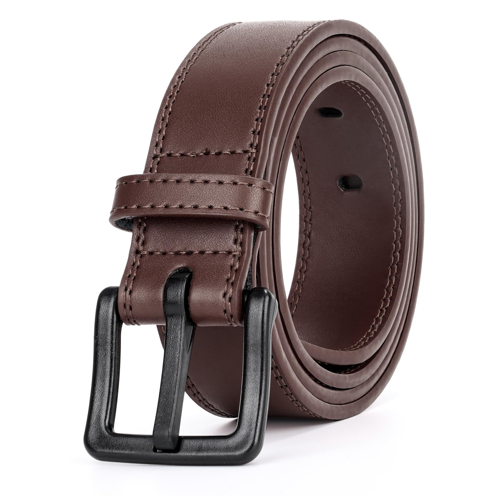 Foto 2 pulgar | Cinturón Xzqtive De Piel Libre De Metales Hipoalergénico Para Hombre - Venta Internacional.