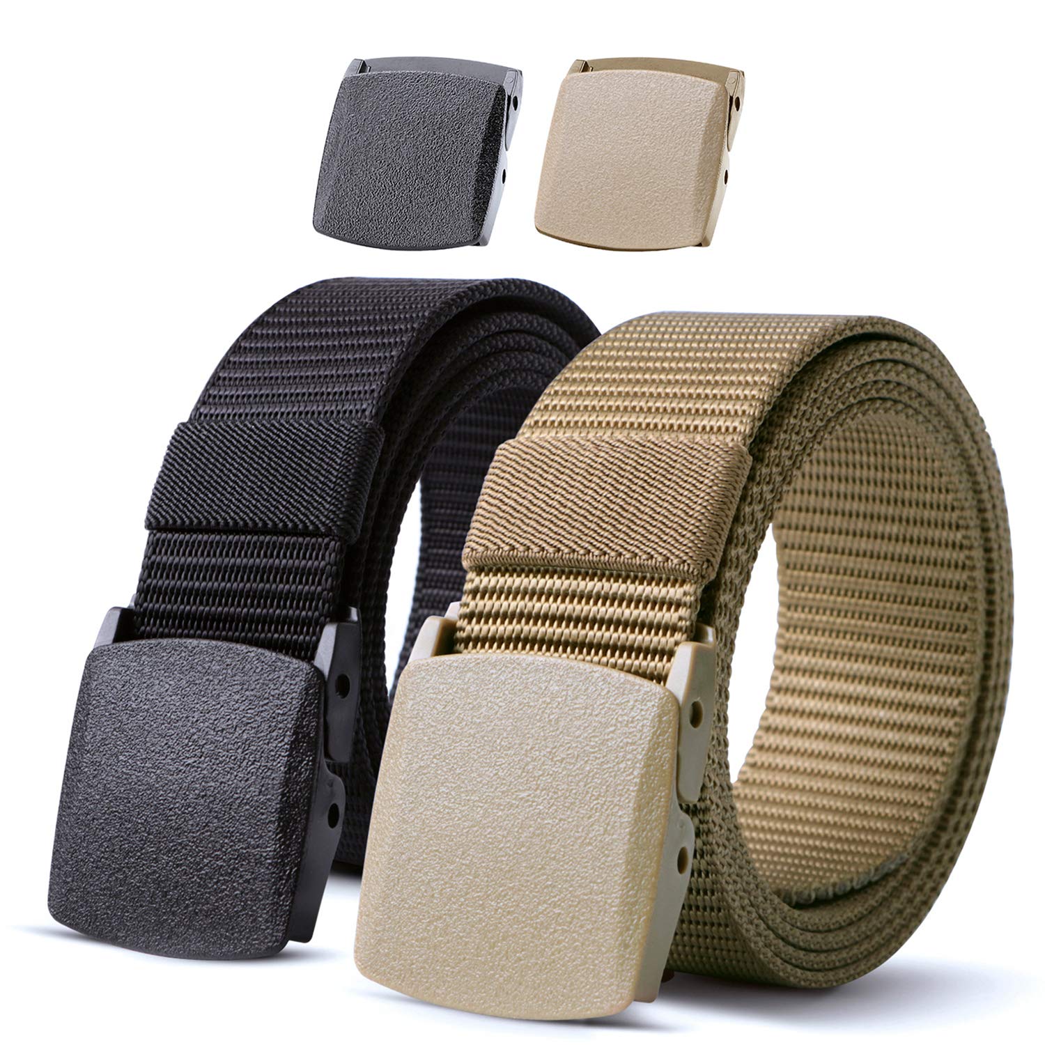 Cinturón Jasgood De Nailon Militar Táctico Para Hombre, Paquete De 2 Correas - Venta Internacional.